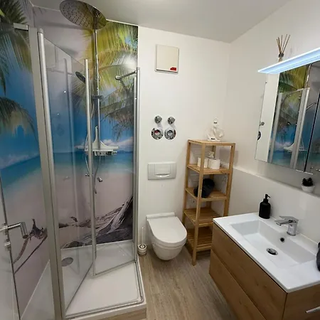 Fhv02 - 45qm 2 Raum 4 Personen Garten Und Terrasse Wc Apartment